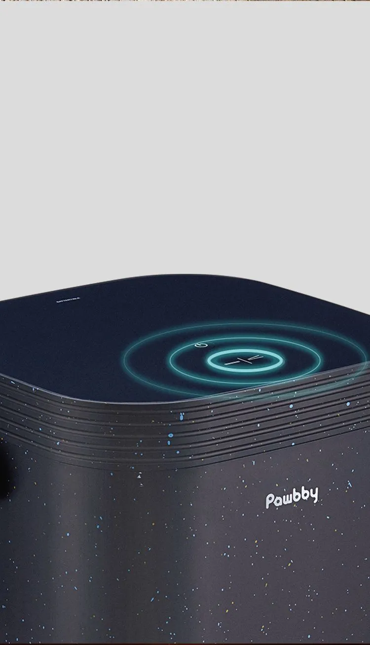 Контейнер для корма домашних животных Pawbby Smart Auto-Vac Pet Food Container (черный)