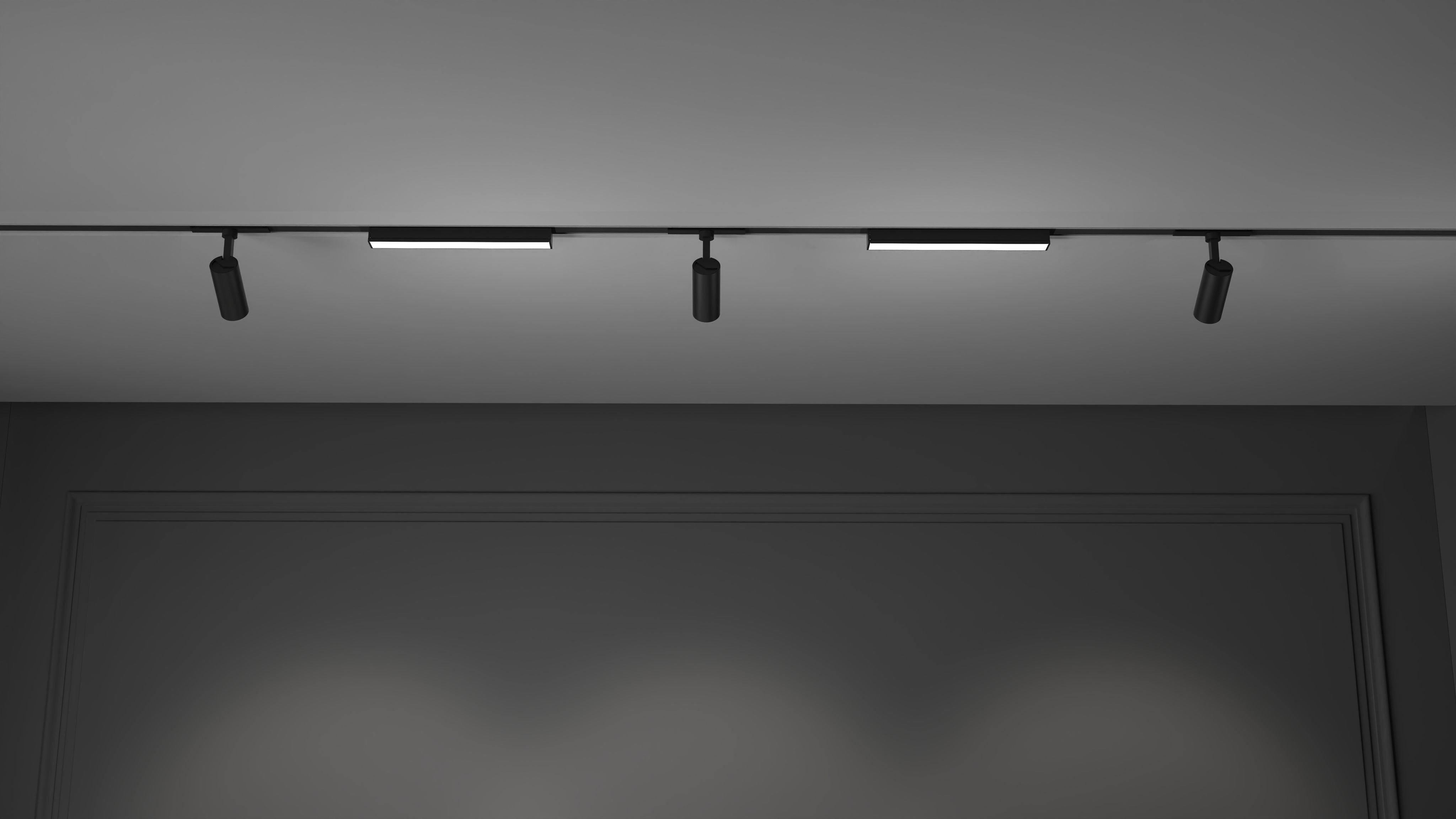 Трековый светильник Yeelight Pro S21+ Recessed Magnetic Floodlight (магнитный, линейный, 30 см, черный)