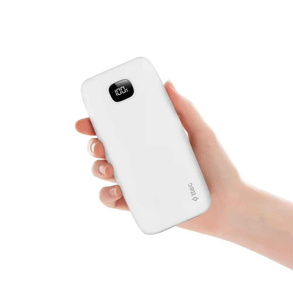 Внешний аккумулятор TTEC ChargeUp Pro LCD 10000 mAh (белый)
