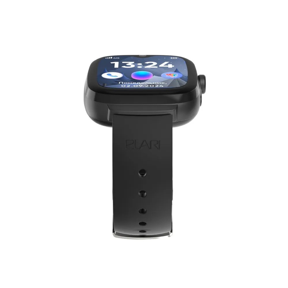 Детские умные часы Elari KidGram Watch 4G (черный)