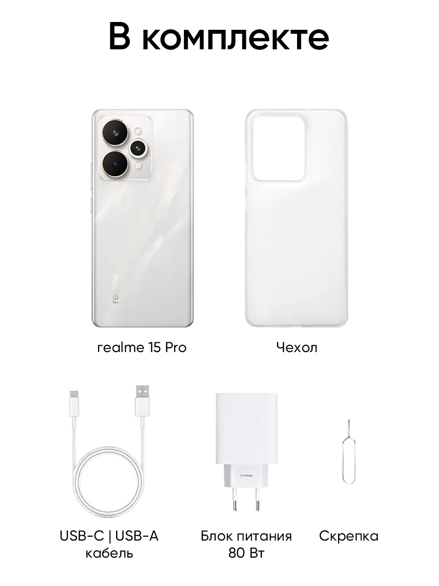 Смартфон Realme 15 Pro 12/512 (белый)