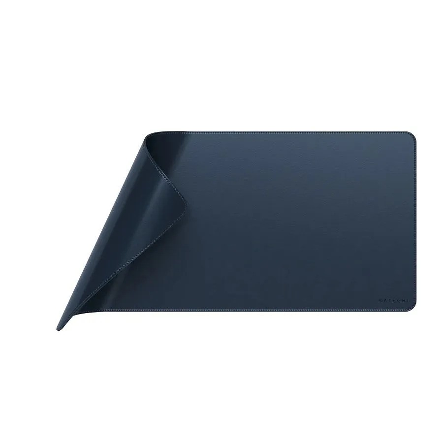 Коврик для мыши и клавиатуры Satechi Vegan-Leather Premium Desk Mat (синий)