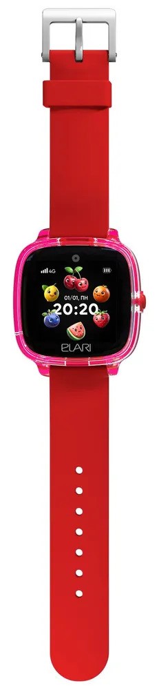 Детские умные часы Elari KidPhone Fresh 4G (красный)