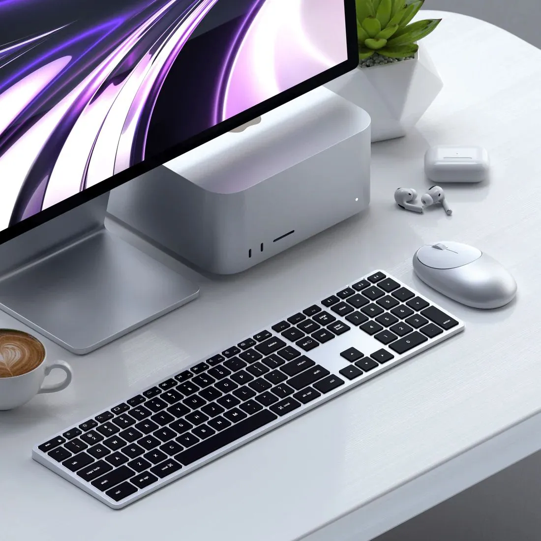 Клавиатура беспроводная Satechi Slim X3 (серый)