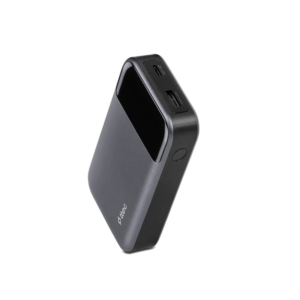 Внешний аккумулятор TTEC ReCharger Pro LCD 10000 mAh (серый)