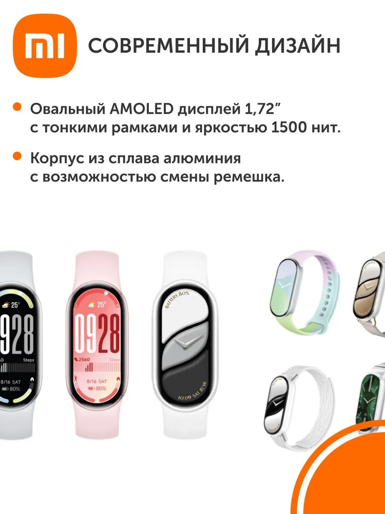Фитнес-браслет Xiaomi Smart Band 10 (розовый)