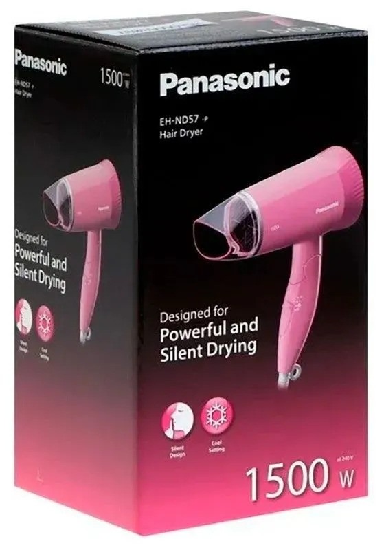 Фен для волос Panasonic Hair Dryer EH-ND57-P615 (розовый)