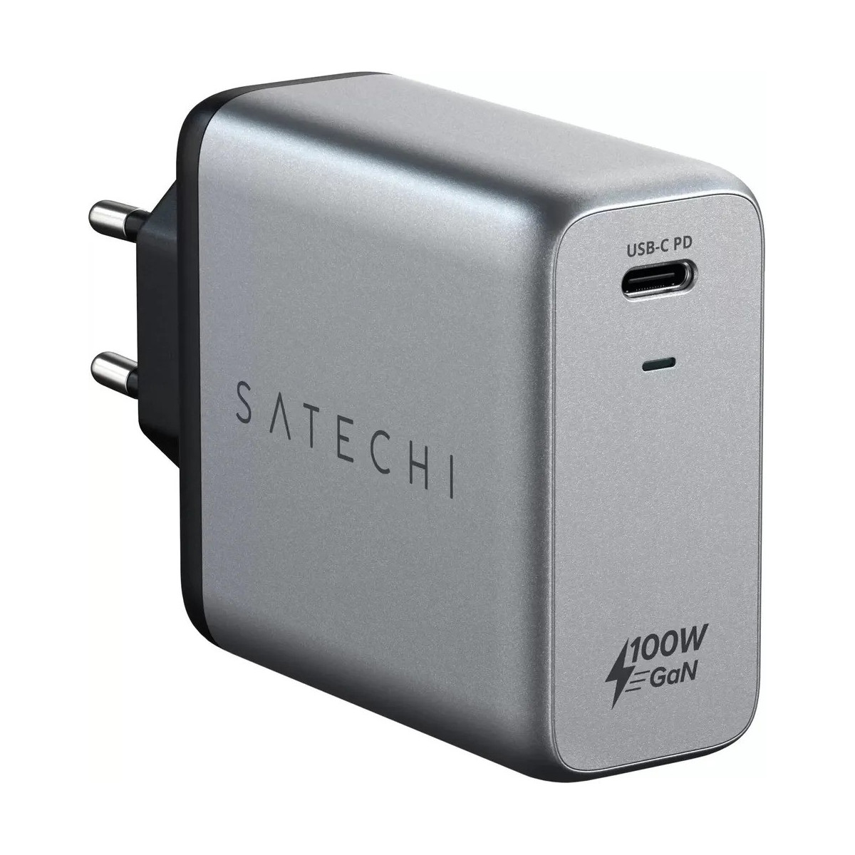 Сетевое зарядное устройство Satechi Charger 100W с технологией GaN Power (серый)
