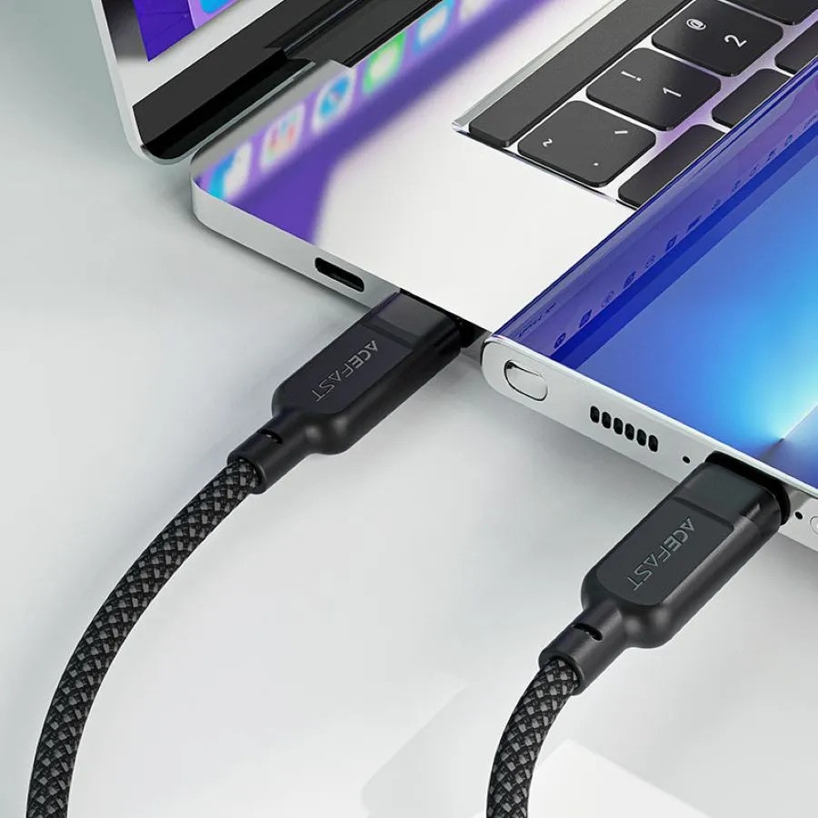 Кабель ACEFAST C5-11 USB-C на 2xUSB-C 100W (черный)