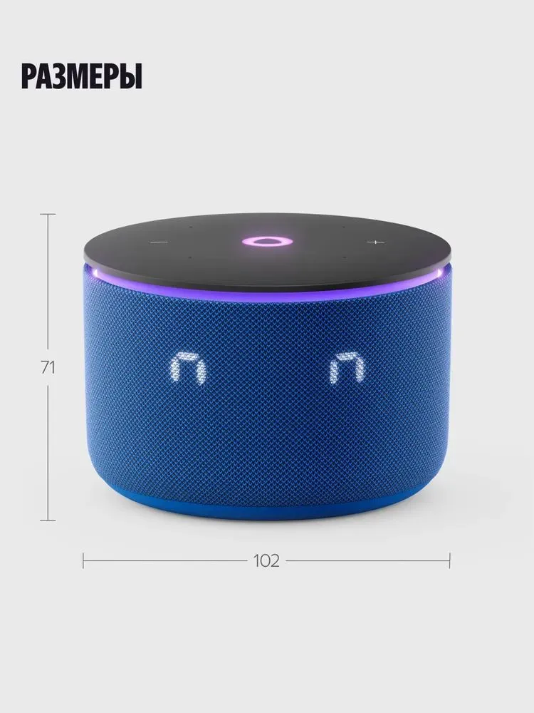 Умная колонка Яндекс Станция Мини 3 Про (синий)