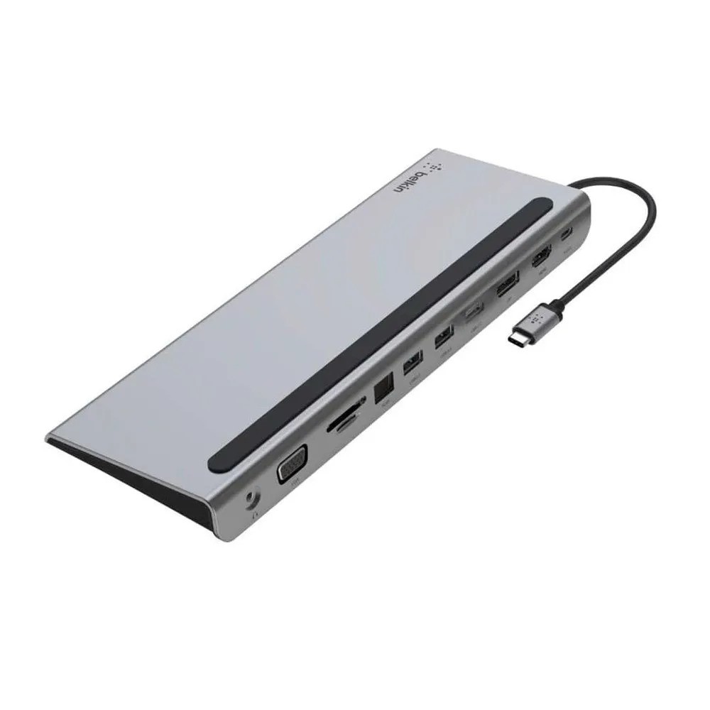 Док-станция Belkin Connect USB-C 11-in-1 Multiport Dock (серый)