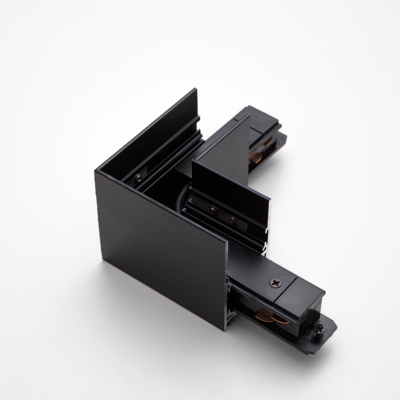 Коннектор Yeelight Pro S21 (для магнитного подвесного трека, L-Тип, горизонтальный, токопроводящий, черный)