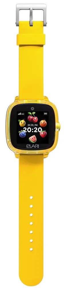 Детские умные часы Elari KidPhone Fresh 4G (желтый)