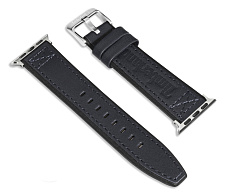 Кожаный ремешок Timberland Valdivian (синий, размер L)