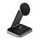 Беспроводное зарядное устройство Satechi 3-in-1 Foldable QI2 Wireless Charging Stand (серый)