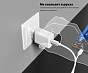 Сетевое зарядное устройство j5create 20W PD USB-C (белый)