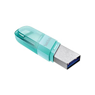 Флеш-накопитель SanDisk iXpand Flash Drive Flip (128 ГБ, мятный)