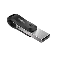 Флеш-накопитель SanDisk iXpand Go (64 ГБ, черный)