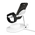 Беспроводная зарядная станция TTEC AirCharger Quattro M MagSafe Competitible 4in1 iPhone + Apple Watch + AirPods Wireless Fast charger with LED light (4-в-1, белый)