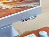 Хаб Satechi Aluminum USB-C Clamp Hub (для iMac 24'', серебристый)