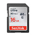 Карта памяти SanDisk Ultra microSDXC UHS-I (16 ГБ, черный)