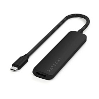Адаптер Satechi 4-in-1 USB-C PD&2xUSB-A 3.2 Gen2&HDMI 4K@60Hz (4-в-1, черный)