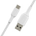 Кабель Belkin BoostCharge USB-A to USB-C Braided Cable (2М, белый)